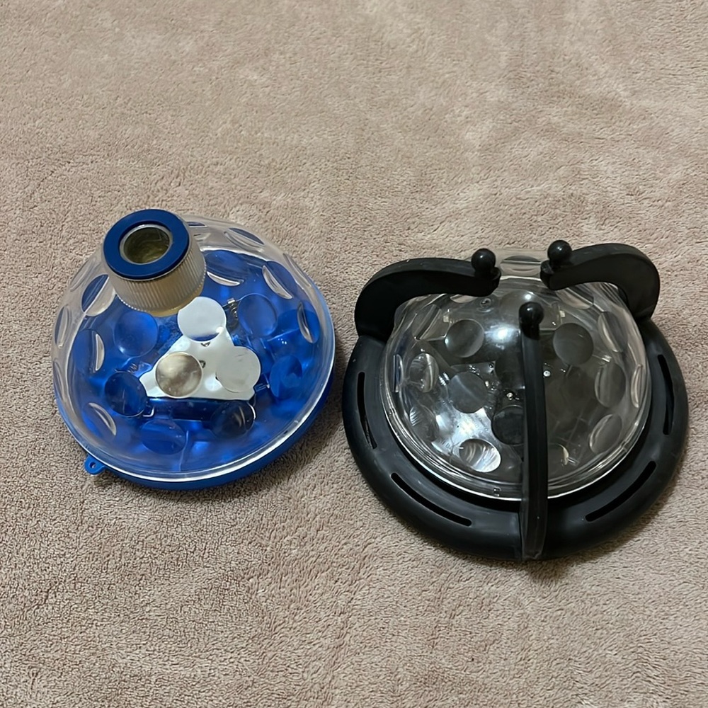 Lot of 2 Underwater Swimming Pool Spa Floating LED Light Show Disco Party